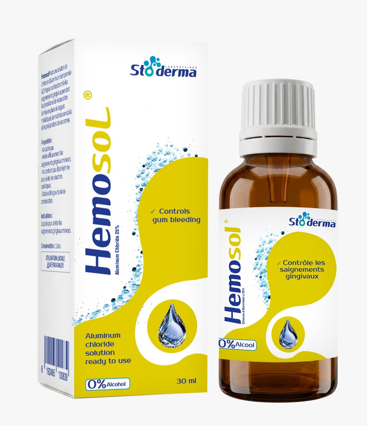 solution de chlorure d'aluminium à 25 % 30 ml