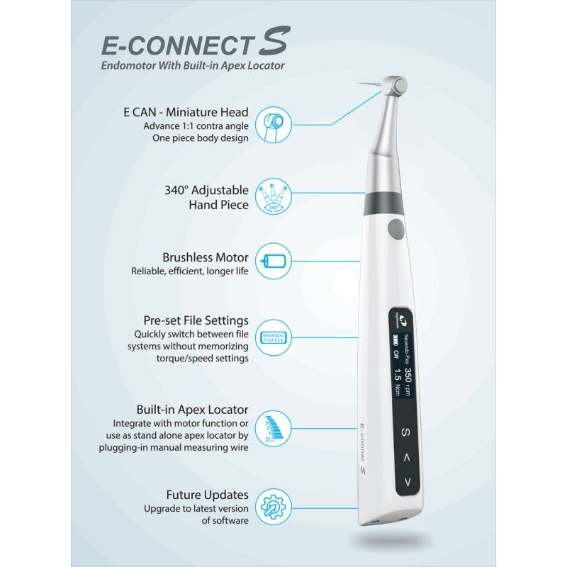 MOTEUR E CONNECT S ENDO AVEC LOCALISATEUR D'APEX INTÉGRÉ